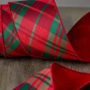 Balsam Hill Plaid Christmas Tree Ribbon Collection Online