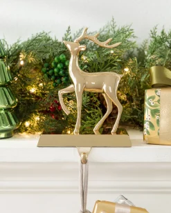 Balsam Hill Prancer Christmas Stocking Holders Discount
