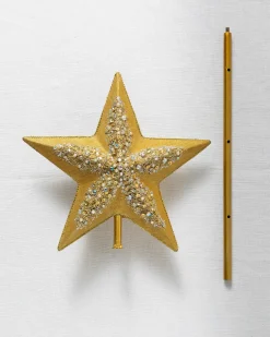 Balsam Hill Star Beaded Christmas Tree Topper Sale