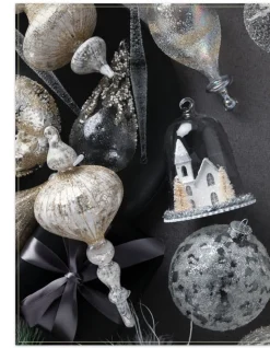 Balsam Hill Winter White Ornament Collection Outlet