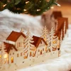 Balsam Hill Wooden Village Christmas Tree Collar Outlet