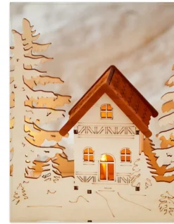 Balsam Hill Wooden Village Christmas Tree Collar Outlet