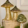 Balsam Hill Woodland Glass Mushrooms New